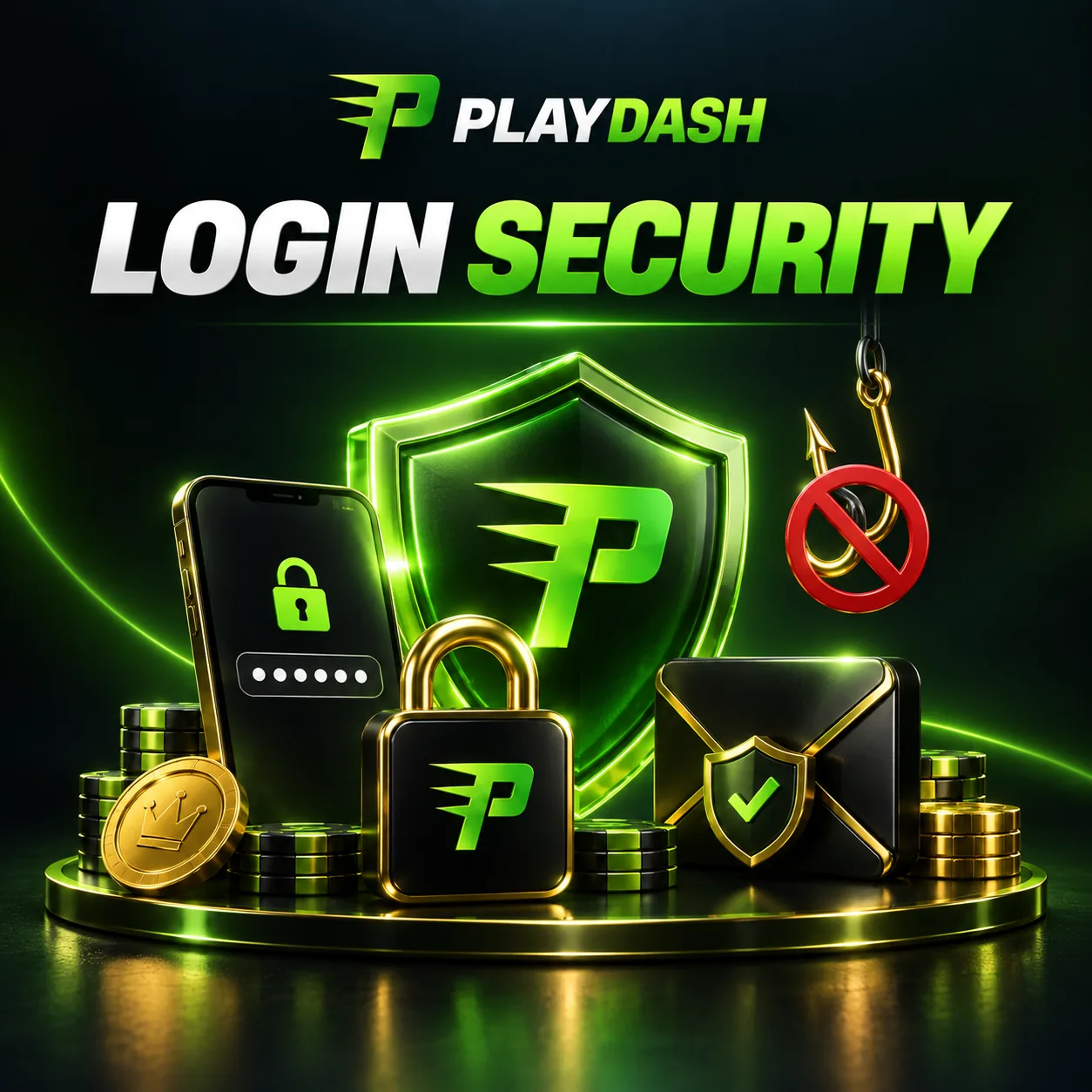 PlayDash login security and phishing protection