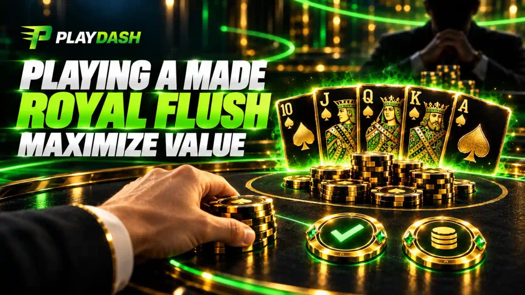 Playing a Made Royal Flush Well