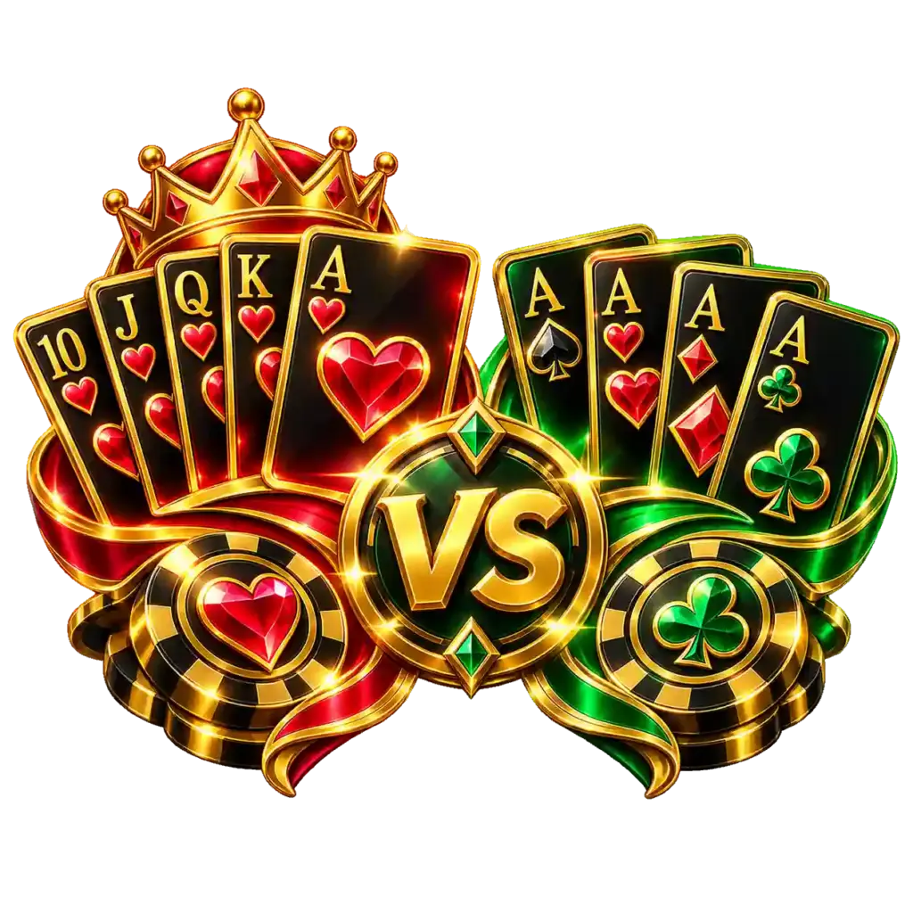 Royal Flush vs Four Aces