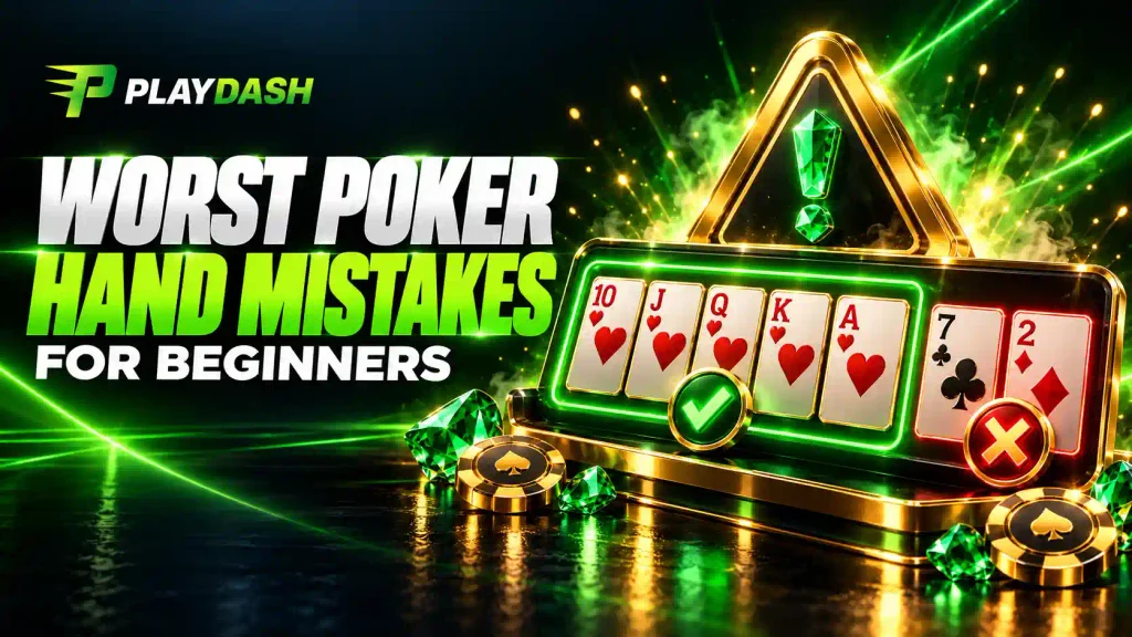 The Worst Poker Hand Mistakes for Beginners